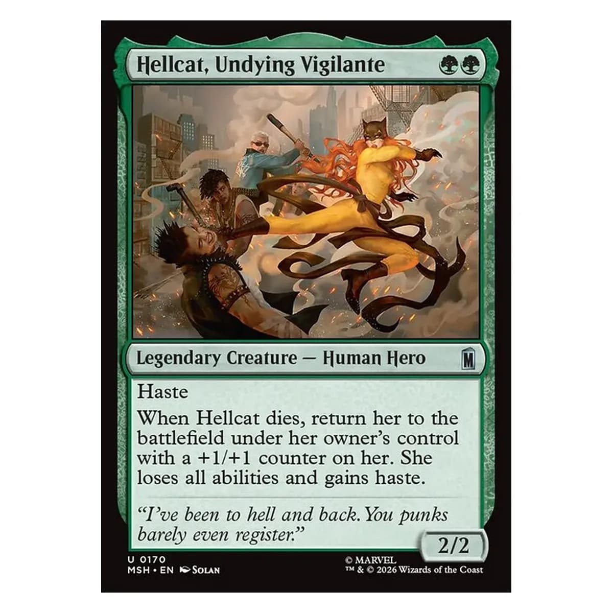 Hellcat, Undying Vigilante
