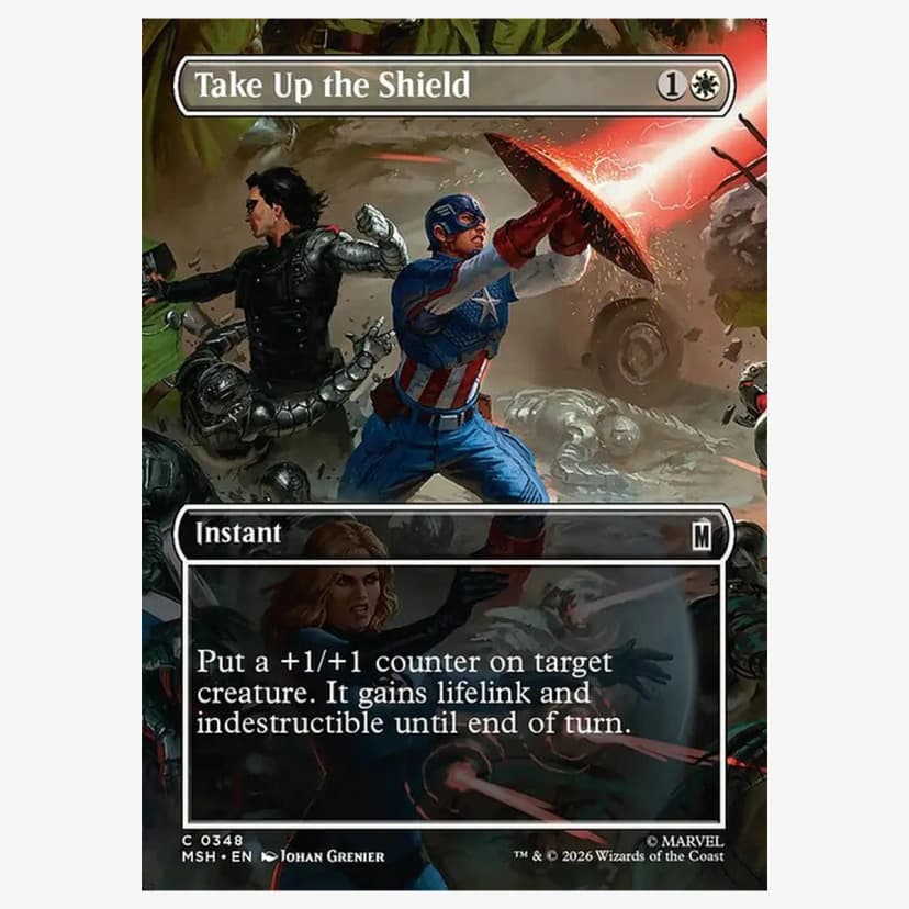 Take Up the Shield — Borderless — Foil