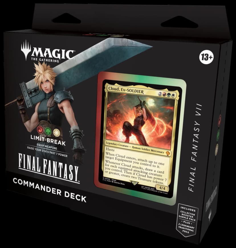 Magic the Gathering Final Fantasy Commander Deck Limit Break
