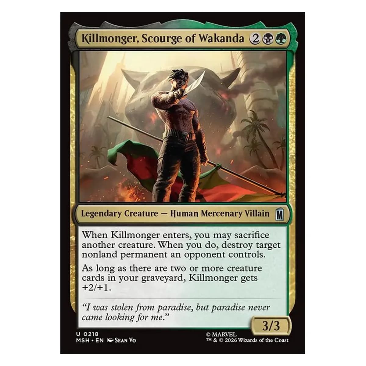 Killmonger, Scourge of Wakanda