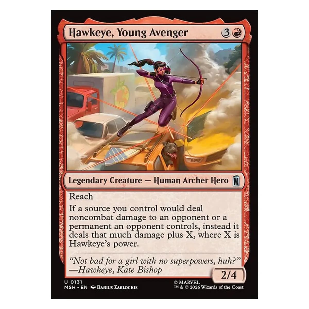 Hawkeye, Young Avenger