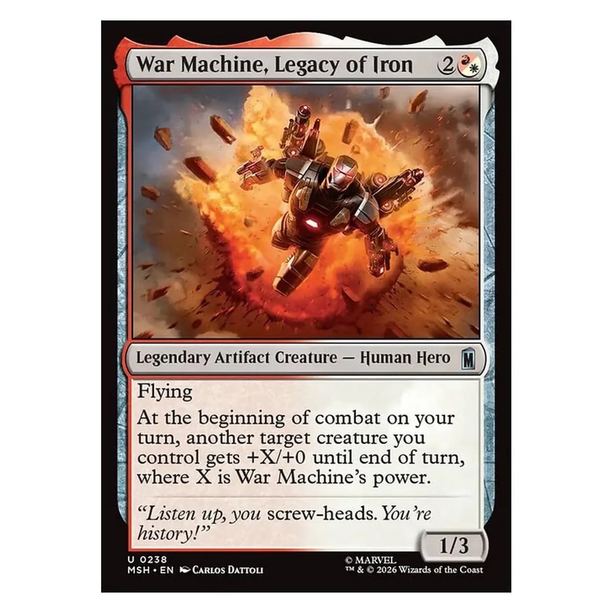 War Machine, Legacy of Iron