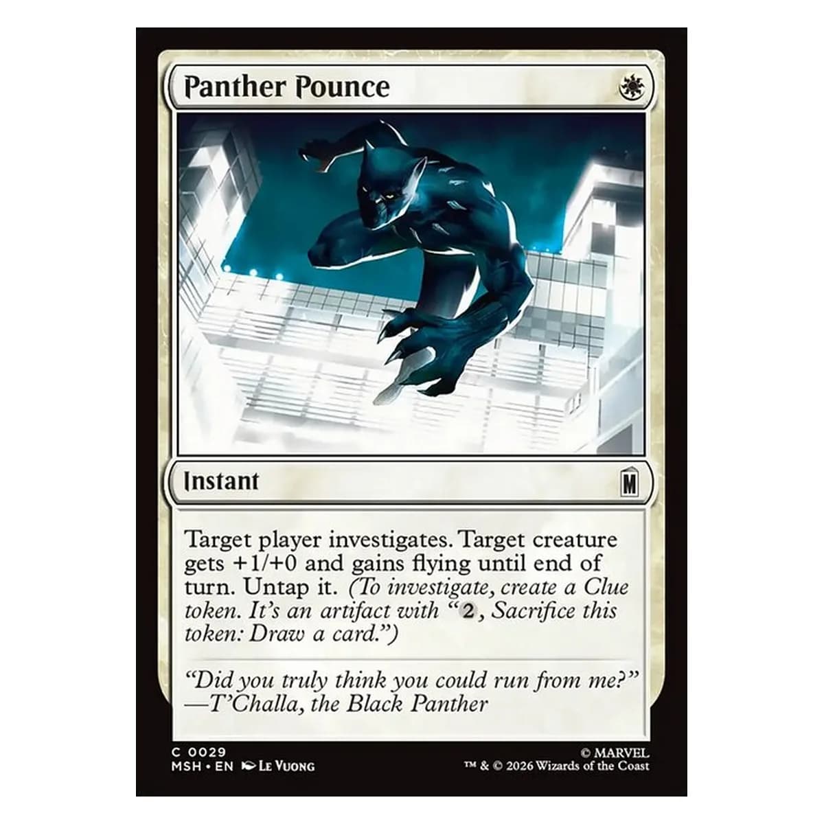 Panther Pounce — Foil