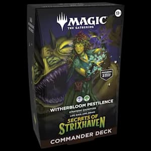 Magic the Gathering Secrets of Strixhaven Commander Decks Witherbloom Pestilence