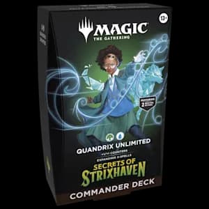 Magic the Gathering Secrets of Strixhaven Commander Decks Quandrix Unlimited