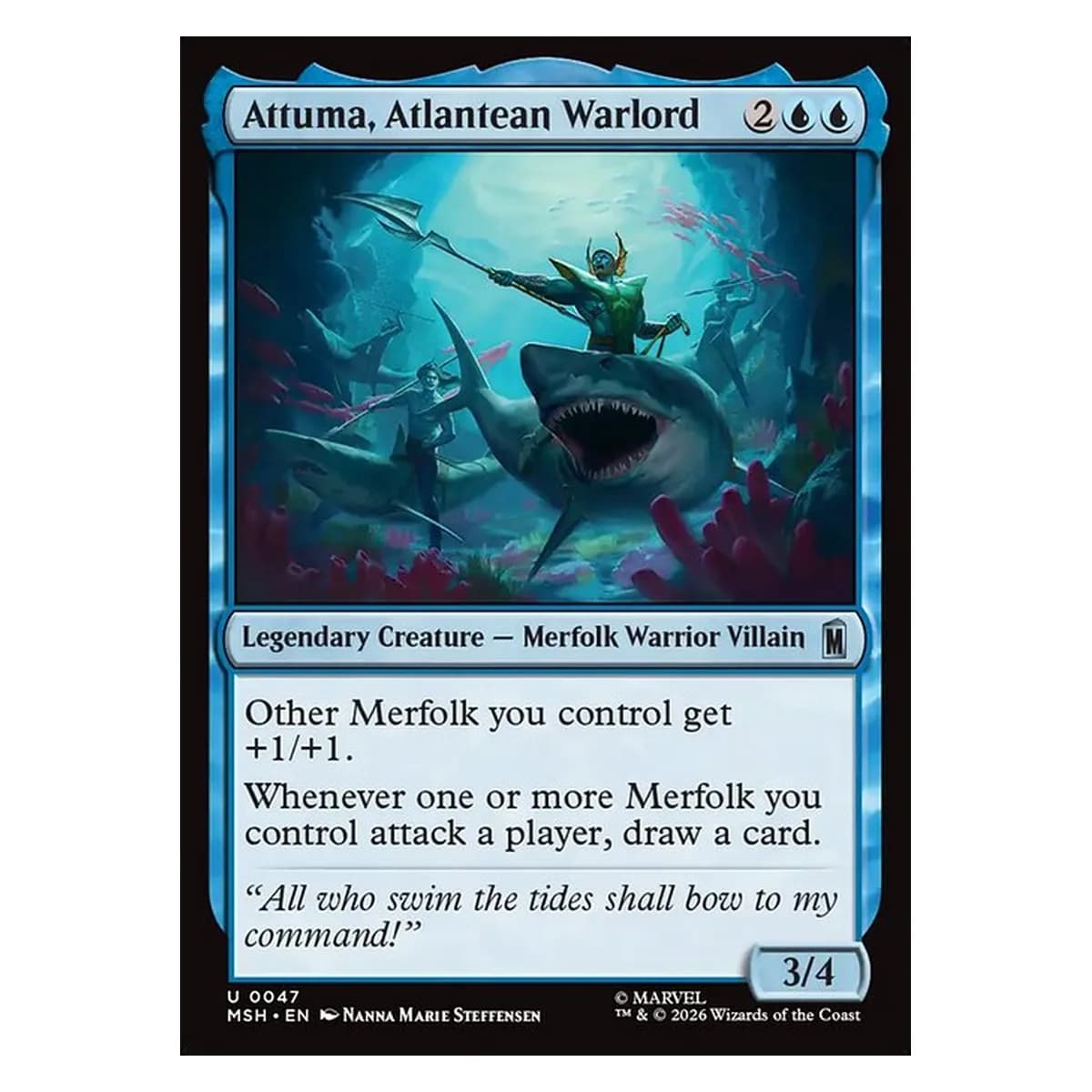 Attuma, Atlantean Warlord