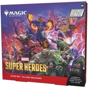 Magic the Gathering Marvel Super Heroes Scene Box Villains Unleashed