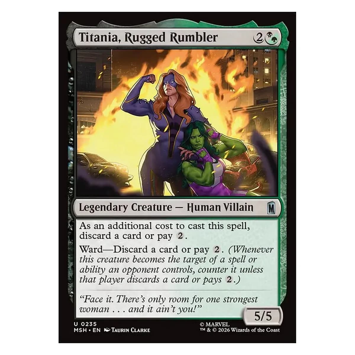Titania, Rugged Rumbler