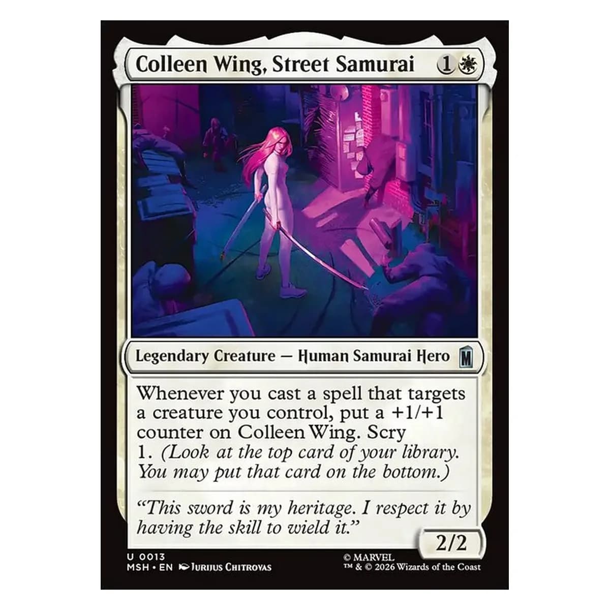 Colleen Wing, Street Samurai