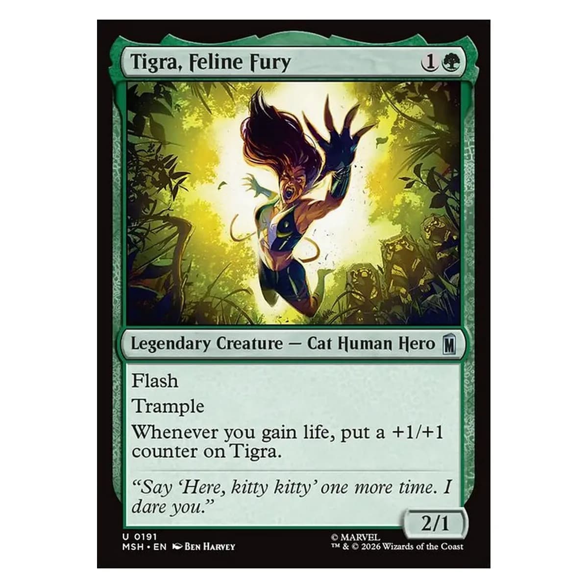 Tigra, Feline Fury