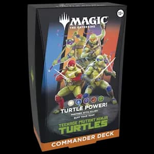 Magic the Gathering Teenage Mutant Ninja Turtles Commander Deck Turtle Power