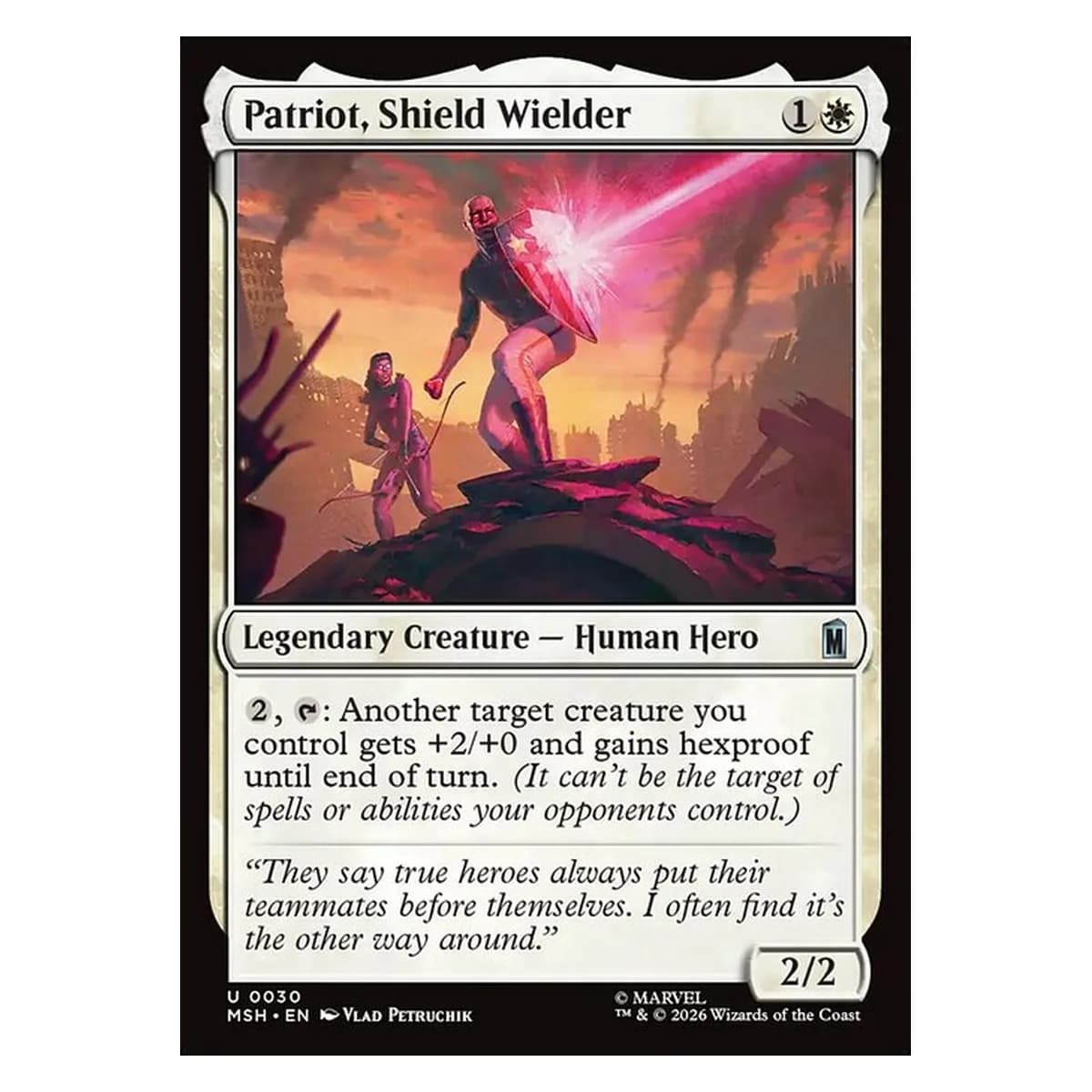 Patriot, Shield Wielder — Foil