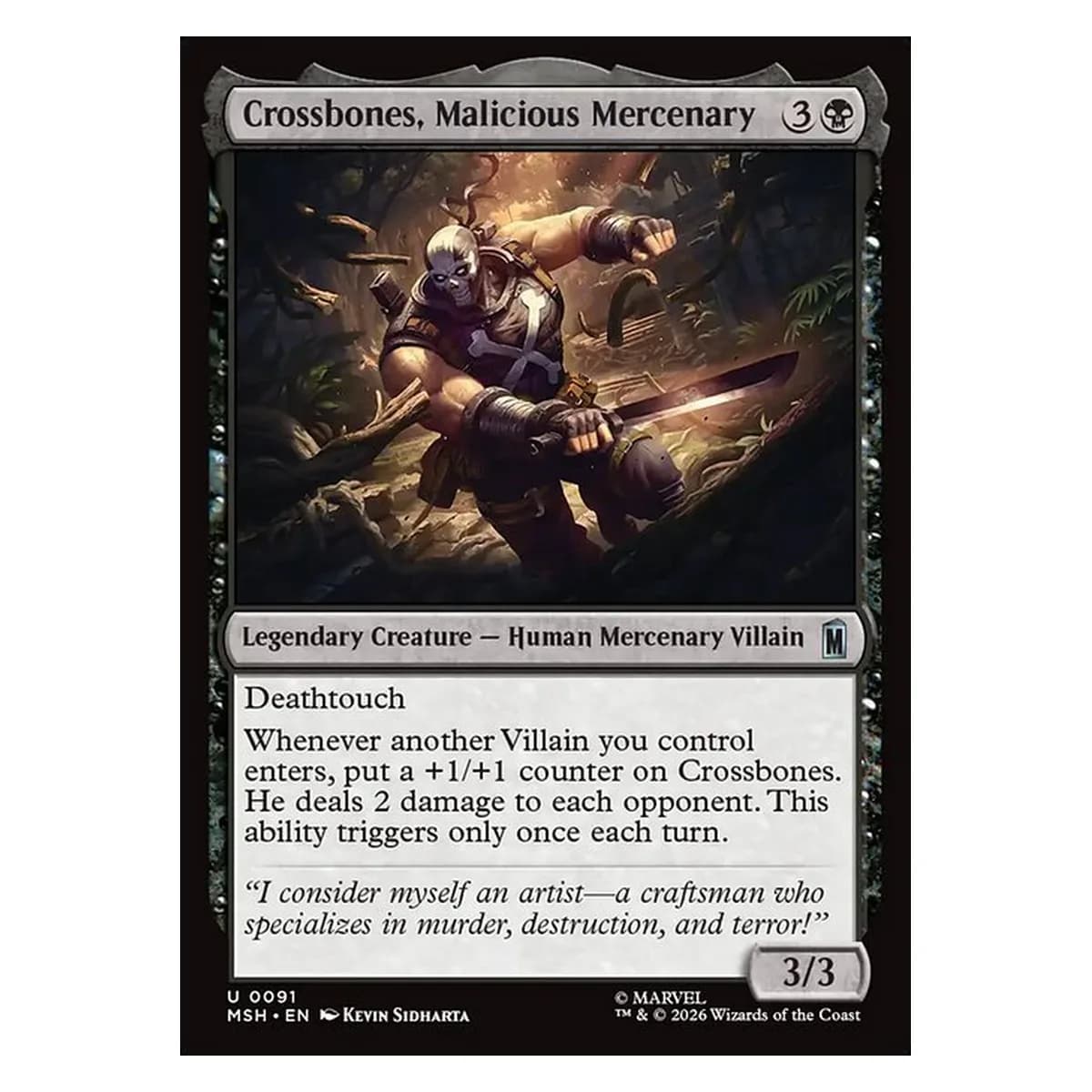 Crossbones, Malicious Mercenary