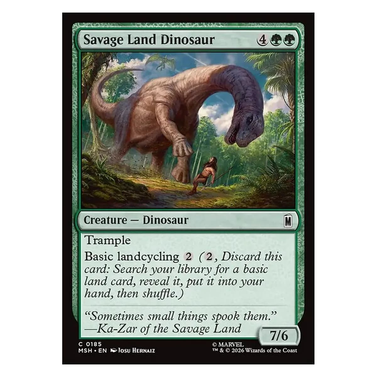 Savage Land Dinosaur