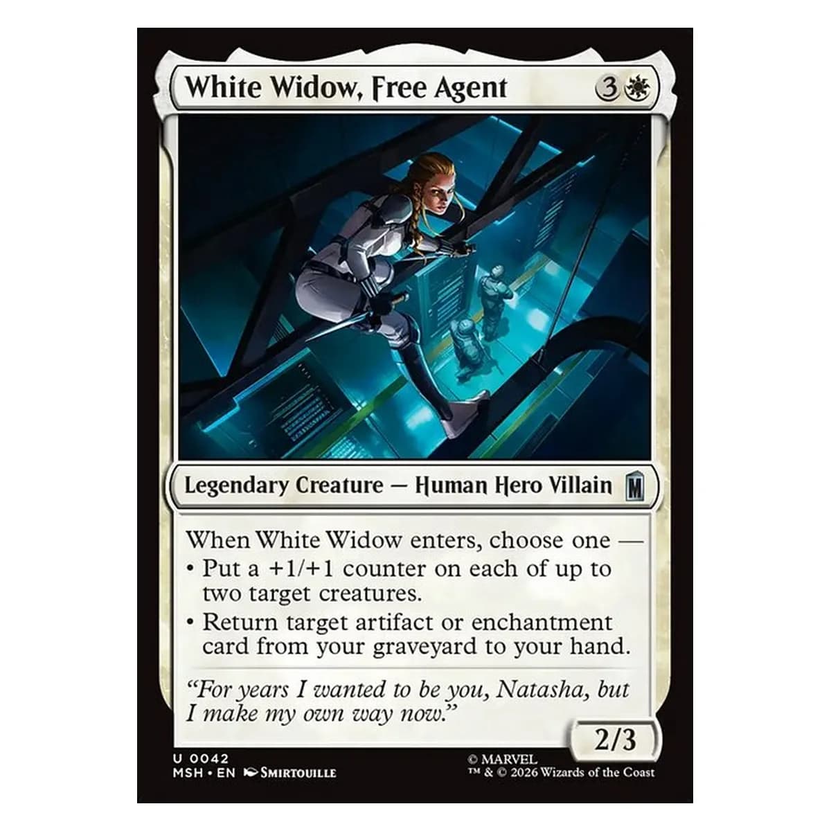 White Widow, Free Agent