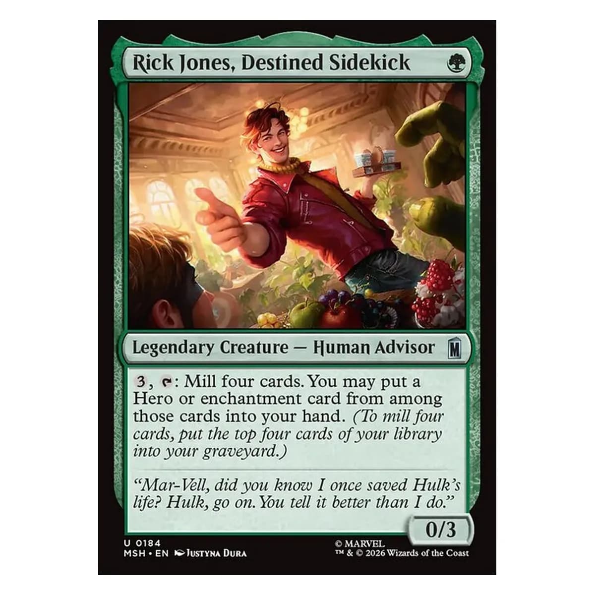 Rick Jones, Destined Sidekick