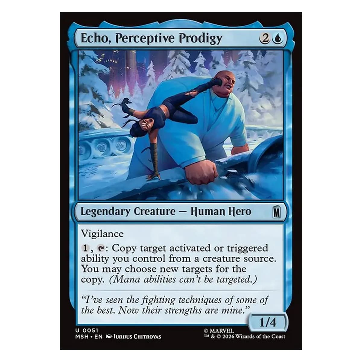 Echo, Perceptive Prodigy